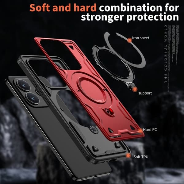 Mobilskal till Xiaomi Redmi Note 14 5G Plast - Röd