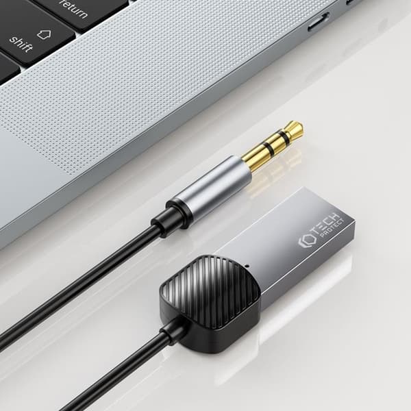 Tech-Protect Adapter Aux Bluetooth Ultraboost - Musta Svart