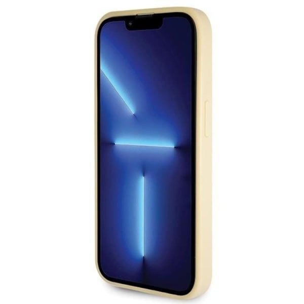 Guess iPhone 13 Pro/13 Mobilskal Glitter Script Big - Guld