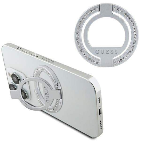Guess Ringholder Magsafe Rhinestone - Sølv Silver