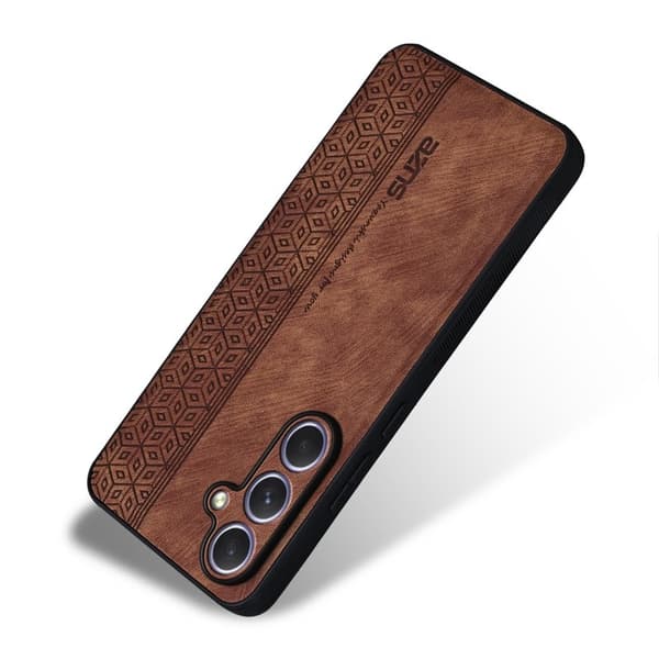 AZNS Samsung Galaxy A57 Plånboksfodral Konstläder - Brun
