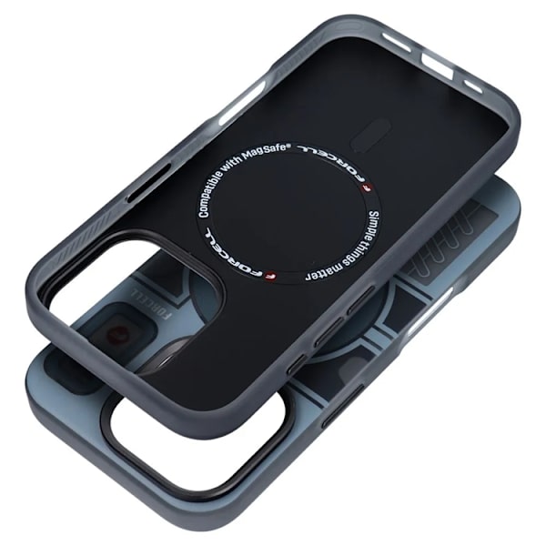 Forcell Mobilskal till iPhone 16 Plus MagSafe F-Protect - Cyber Grå Grå