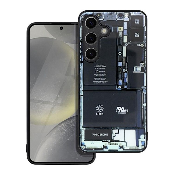 Mobilskal till Xiaomi Redmi Note 13 Pro 4G Tech Pattern 1 Svart