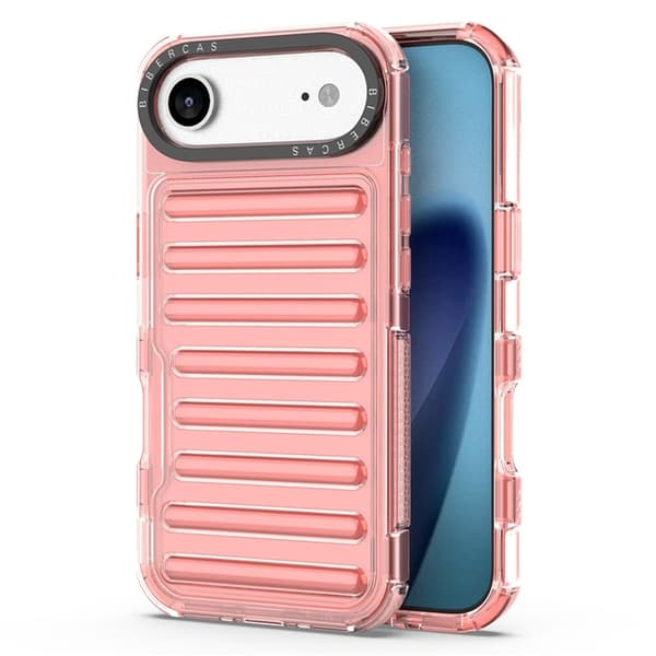 Mobilskal till iPhone Air Stripe Design Detachable - Djuprosa Rosa