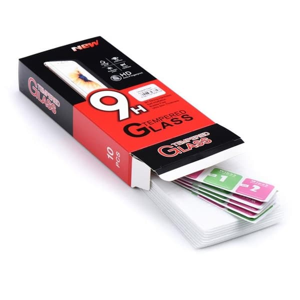 [10-Pack] Galaxy A05 Härdat glas Skärmskydd - Clear Svart