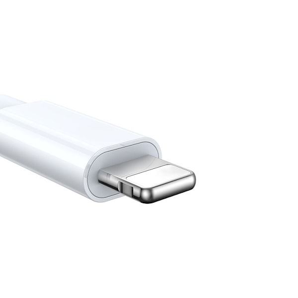 Joyroom 3i1 USB-A til Lightning/USB-C kabel og magnetisk oplader Vit