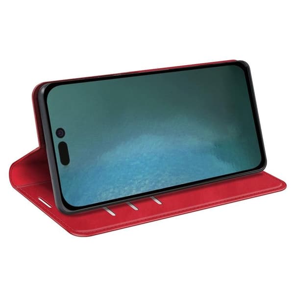 Folio iPhone 14 Pro Plånboksfodral  - Röd Röd