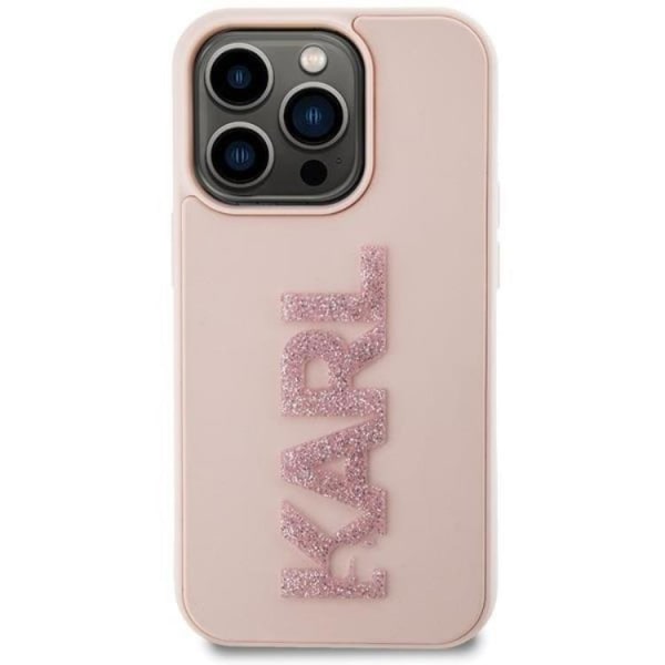 Karl Lagerfeld iPhone 15 Pro Max Mobilskal 3D Glitter Logo