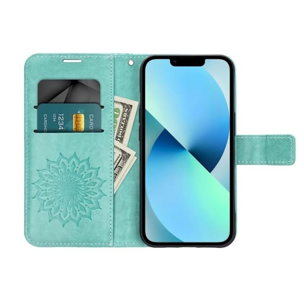 Xiaomi Redmi Note 11 Pro 4G/5G Fodral Mezzo - Mandala Grön