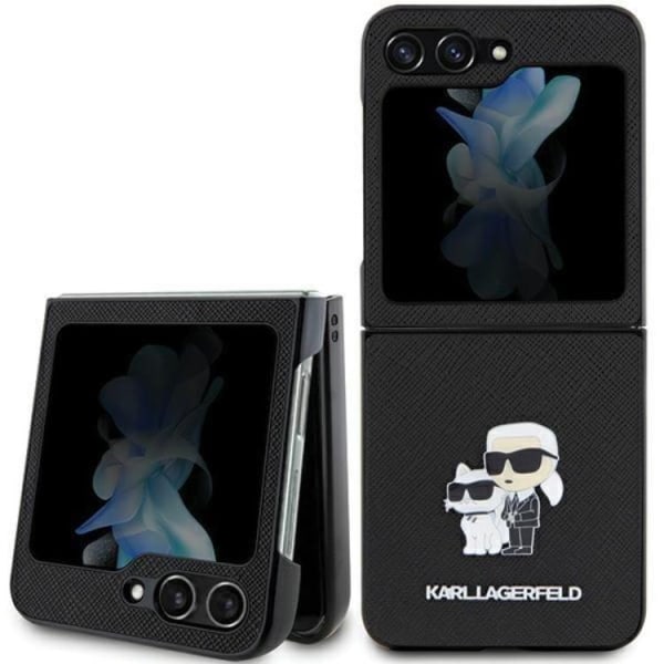 KARL LAGERFELD Galaxy Z Flip 5 Mobilcover Saffiano Karl&Choupette