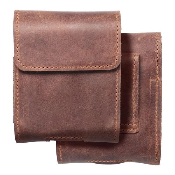 Galaxy Z Flip 6/5/4 Bältesväska Holster Horizontal Hästläder - Brun