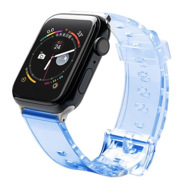 Light Band Apple Watch 6/5/4/3 /2/SE 40mm/38mm - Blå Blå