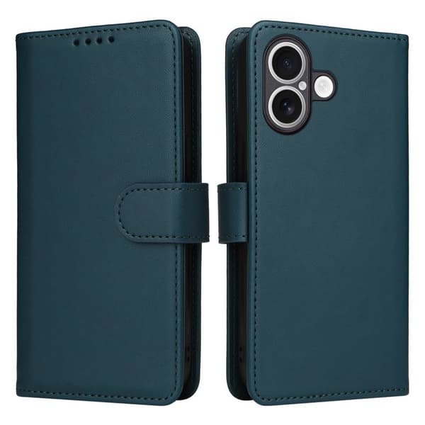 BETOPNICE iPhone 17 Plånboksfodral Magnetiskt Detachable Konstläder - Grön