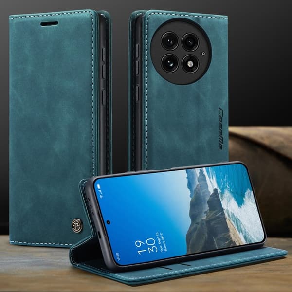 CASEME 013 Plånboksfodral för OnePlus 13 KonstLäder - Blå