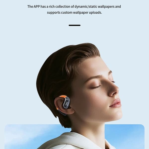 HTC OWS Trådlösa Bluetooth Smart Hörlurar NE27 Svart