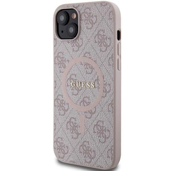 Guess Mobilskal till iPhone 14 Magsafe Classic Rosa