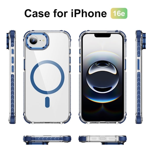 Mobilskal till iPhone 16e MagSafe Kickstand - Blå Blå