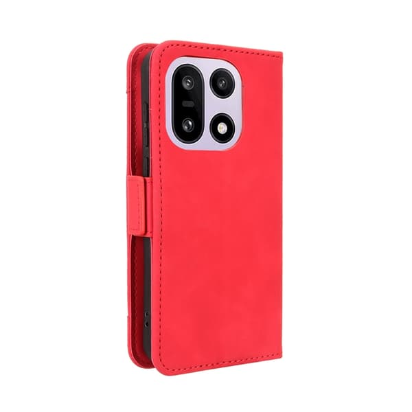 OnePlus 15 5G Plånboksfodral Konstläder Röd