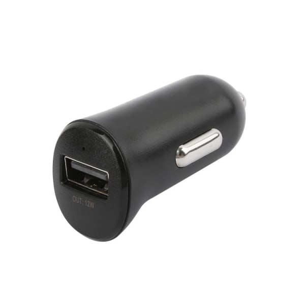 Essentials Autolaturi USB-A 12W USB/Lightning kaapeli 1m musta