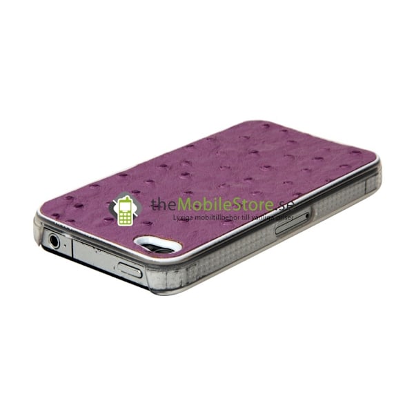 Baksideskal till Apple iPhone 4S/4 (OSTRIG LILA)