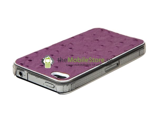 Baksideskal till Apple iPhone 4S/4 (OSTRIG LILA) Lila