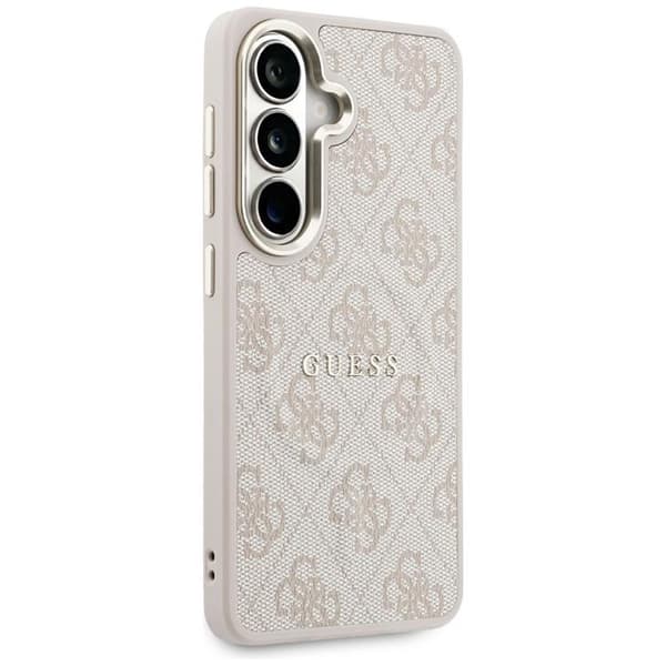 Guess Mobilskal För Galaxy S26 MagSafe 4G Embossed Ring - Rosa Rosa