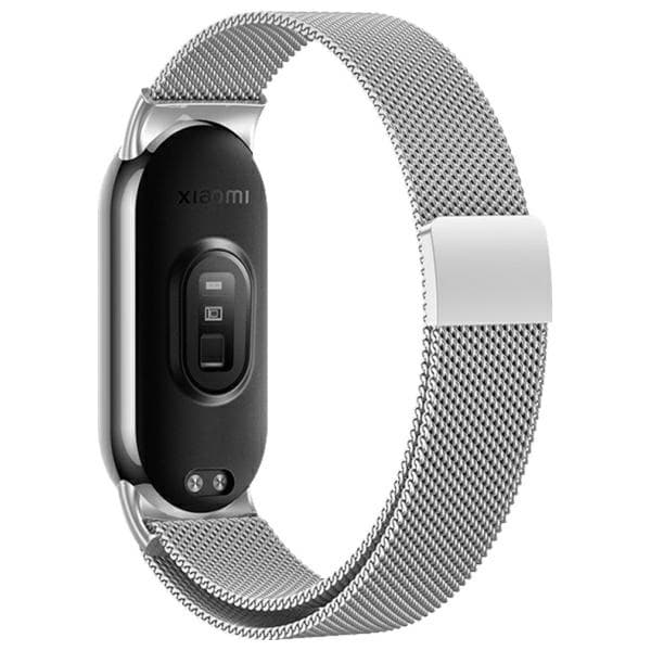 Beline Xiaomi Mi Band 9/8 Magnetisk Armbånd - Sølv Silver