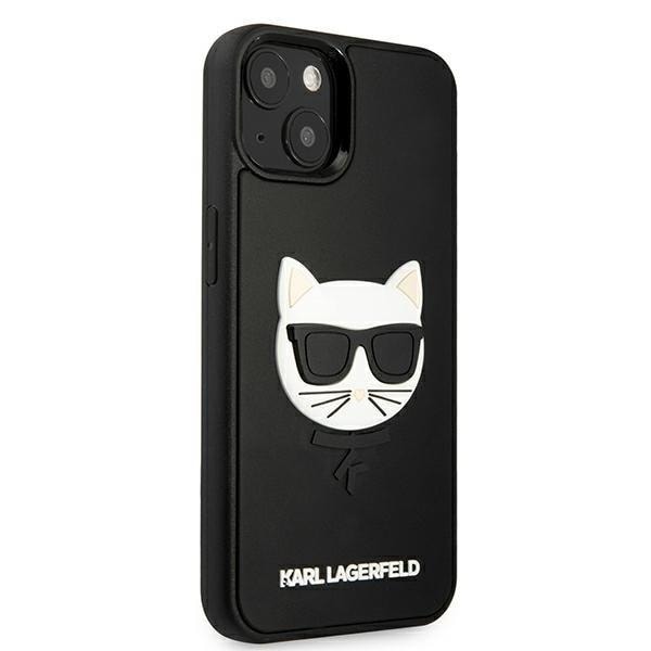 Karl Lagerfeld 3D Rubber Choupette Skal iPhone 13 Mini - Svart Svart