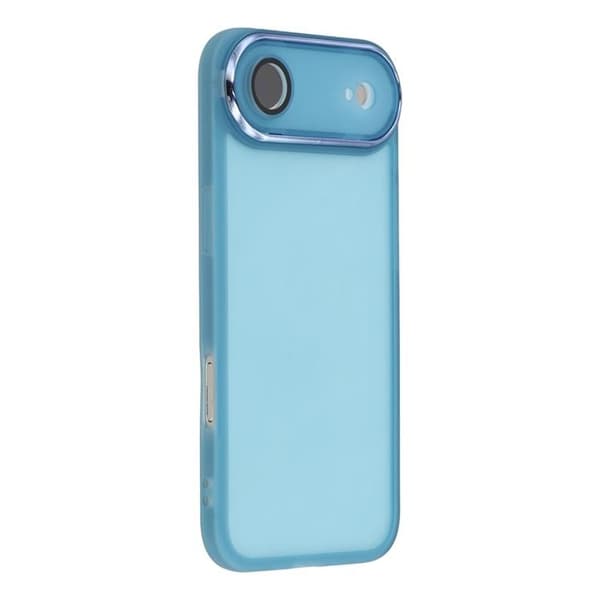Mobilskal till iPhone Air Electroplated Kameraram - Transparent Blå Blå