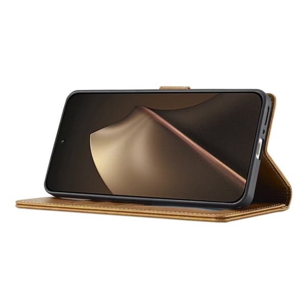 LC.IMEEKE Xiaomi 15T Plånboksfodral Konstläder - Gul