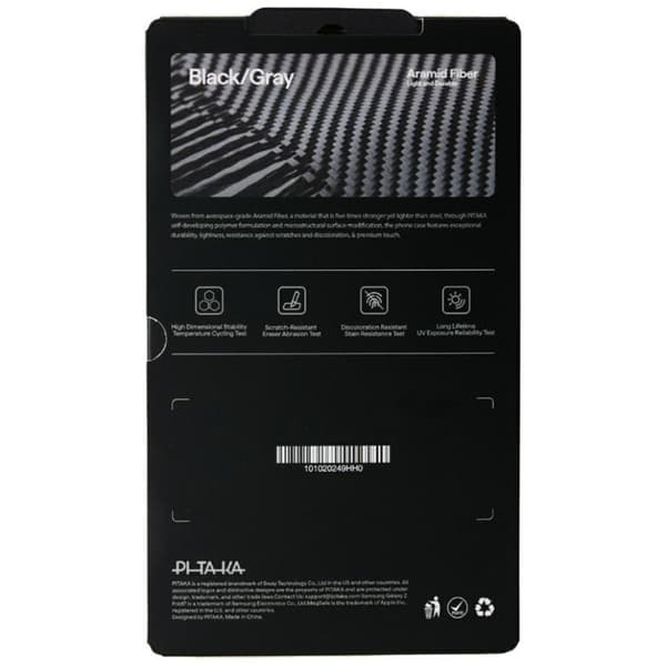 PITAKA Telefontaske til Galaxy Z Fold 7 MagSafe Ultra-Slim - Sort Grå Svart