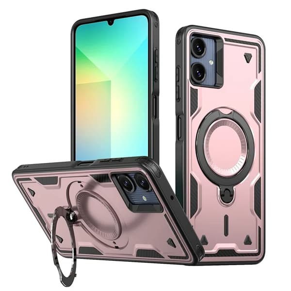 Mobilskal till Galaxy A06 5G Magsafe Kickstand Roséguld