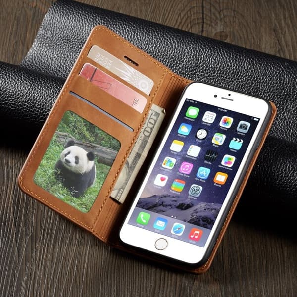 FORWENW Fantasy Series iPhone 6s/6 Plånboksfodral Konstläder - Brun
