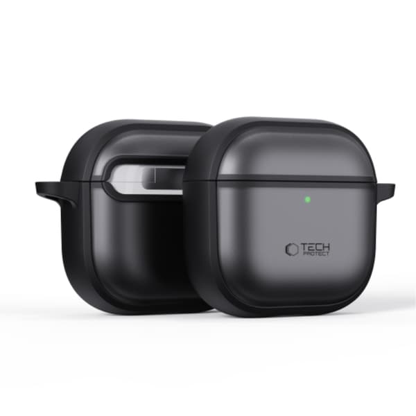 Tech-Protect Airpods 4 Taske Magsafe - Mat Sort Svart