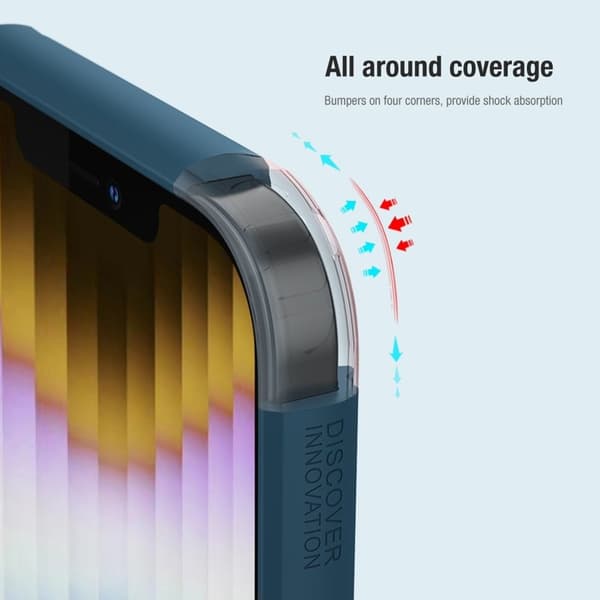 NILLKIN Frosted Shield Pro Mobilskal till iPhone 15 MagSafe Svart