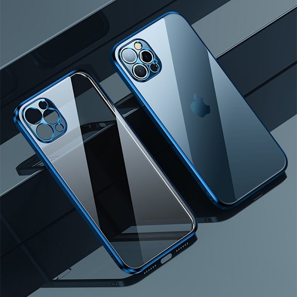 SULADA Mobilskal till iPhone 13 Pro Full Protective Blå Electroplating