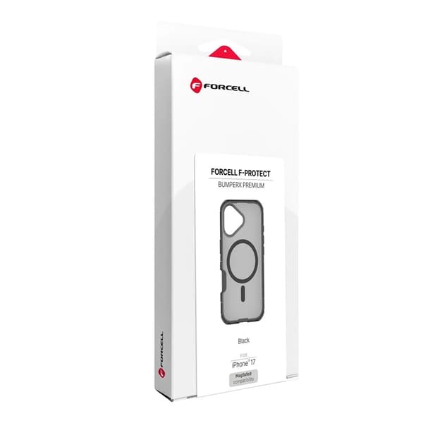 Forcell Mobilskal Magsafe För iPhone 17 BumperX - Svart