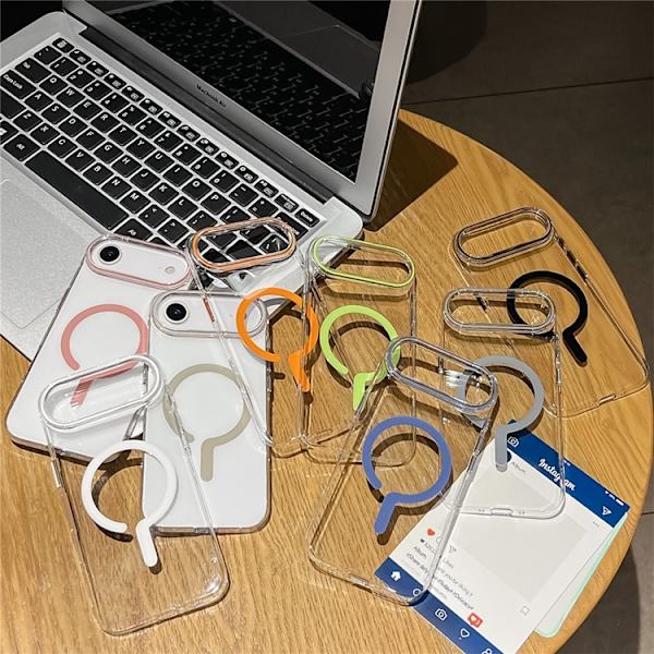 Mobilskal till iPhone Air MagSafe TPU + PC - Rosa Rosa