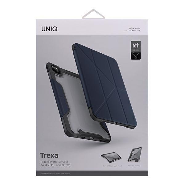 Uniq Antimikrobiel Case iPad 10.2 2021/2020/2019 - Blå Blue