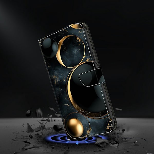 Plånboksfodral för Samsung Galaxy S26 Ultra Fällbart Ställ - Guld