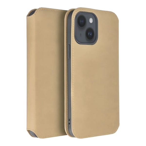 iPhone 15 Pro Max Plånboksfodral Dual Pocket - Guld