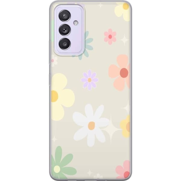 Taske til Samsung Galaxy A82 5G med fejende blomster