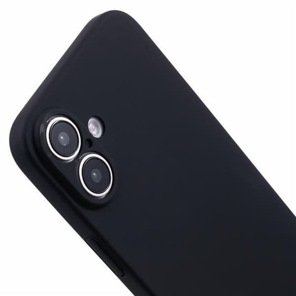 Mobilskal till iPhone 16 Skin-Touch Rubberized PC - Svart Svart