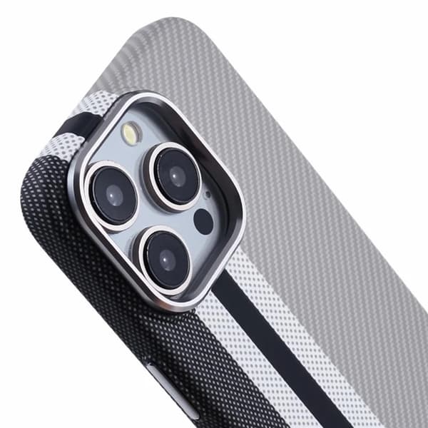 Mobilskal till iPhone 14 Pro Max Magsafe Aramid Fiber - Grå Grå