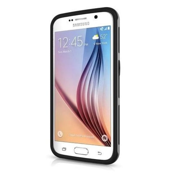 Itskins Venum Reloaded -kuori Samsung Galaxy S6:lle - hopea Silver