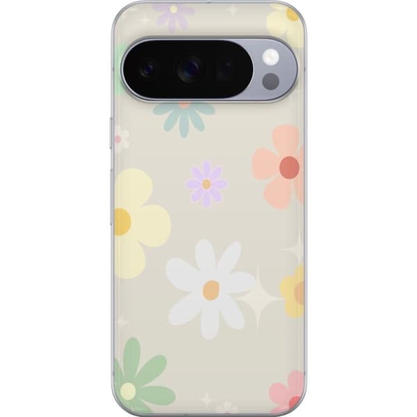 Mobilskal till Google Pixel 10 Pro XL med fejdande blommor