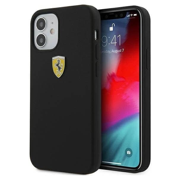 Ferrari On Track Silikone iPhone 12 mini 5.4" cover Sort Black