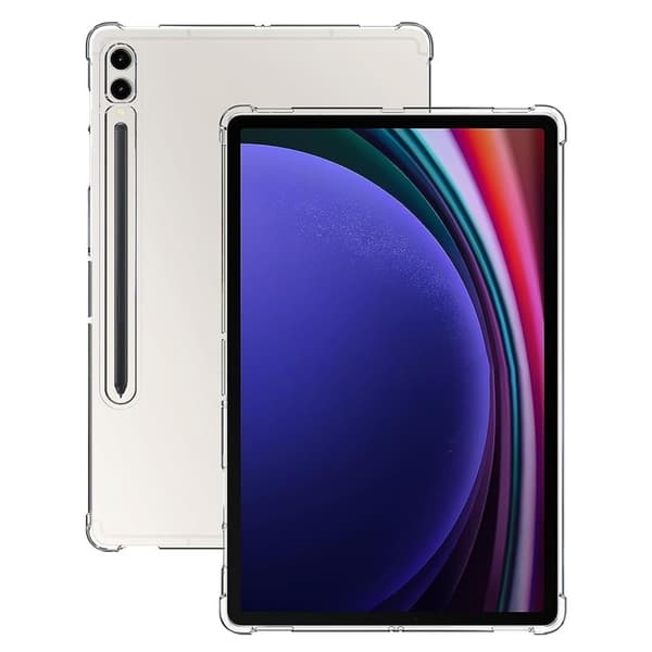 Galaxy Tab S9 Plus Cover TPU Stødsikkert - Gennemsigtigt