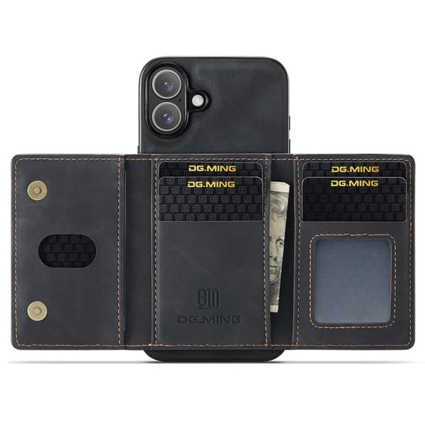 DG.MING M2 Series Mobilskal till iPhone 16 Plus Svart