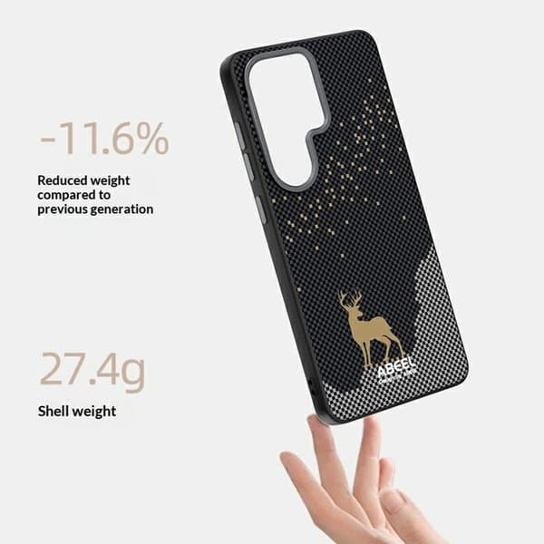 ABEEL Mobilskal för Samsung Galaxy S26 Plus Magnetiskt PC + TPU - Grå